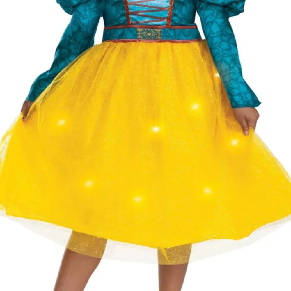 Princess Snow White Light Up 3T/4T Halloween Costume Disney Dress Toddler Girls